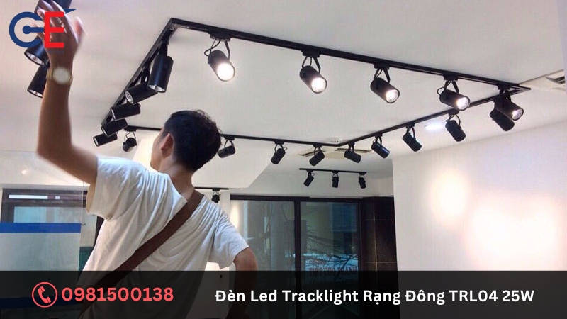 Ứng dụng của đèn Led Tracklight Rạng Đông TRL04 25W