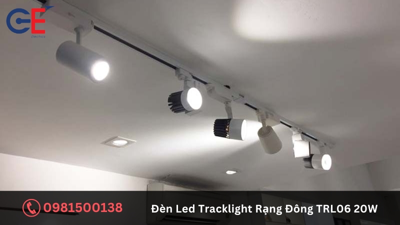 Ứng dụng của đèn Led Tracklight Rạng Đông TRL06 20W