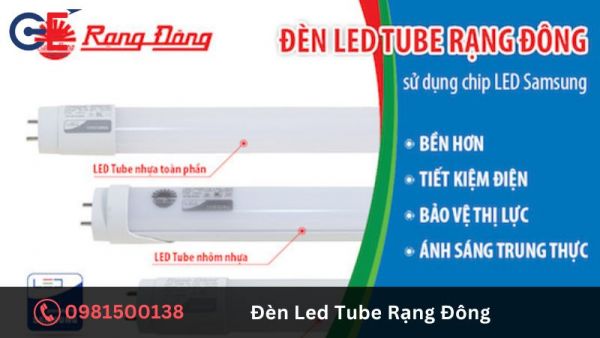 Ứng dụng của đèn LED Tube Rạng Đông 