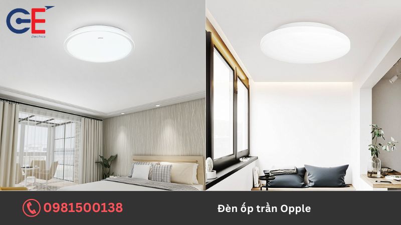 Ứng dụng của đèn ốp trần Opple
