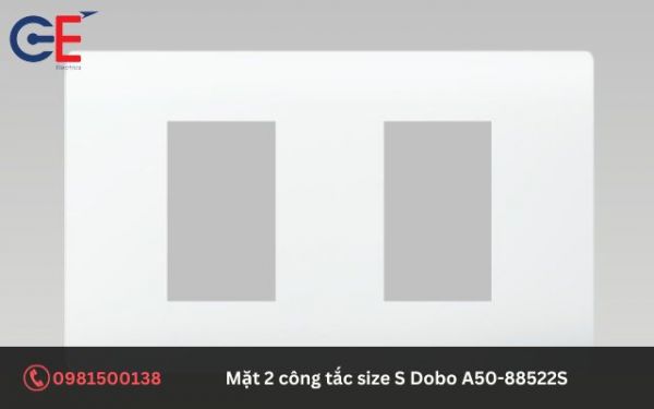 Ứng dụng của mặt 2 công tắc Size S Dobo A50-88522S
