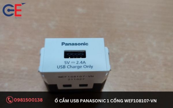 Ứng dụng của ổ cắm USB Panasonic 1 cổng WEF108107-VN 