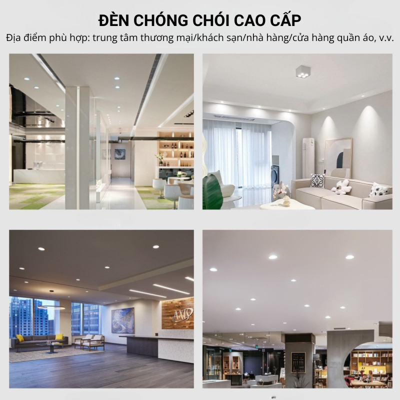 Ứng dụng đèn downlight DN06