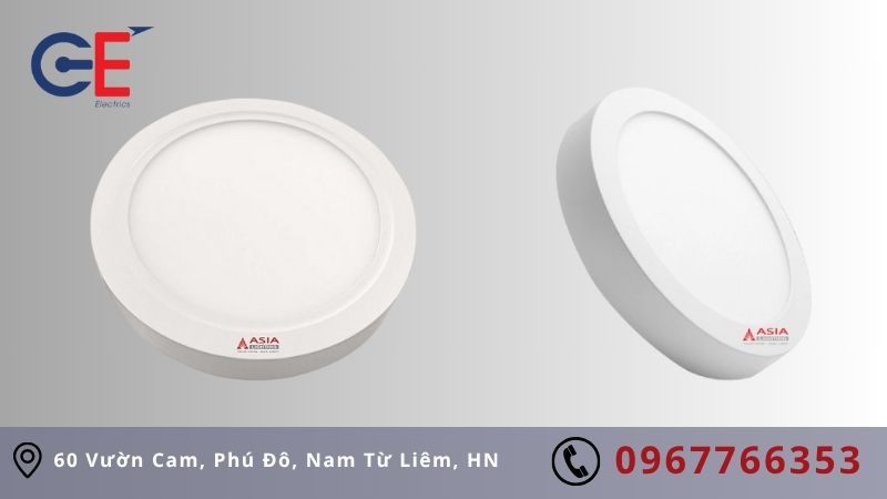 Ứng dụng của đèn ốp trần đổi màu 18W Asia