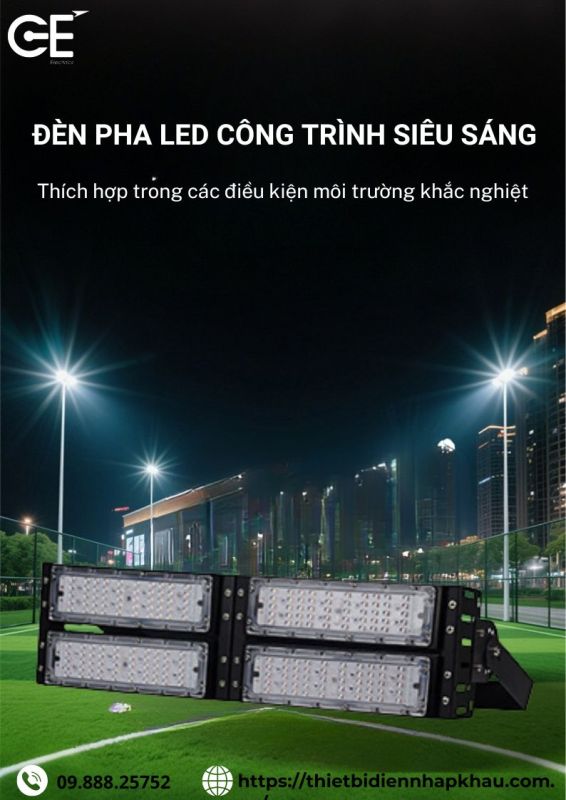 Ứng dụng đèn pha ngoài trời Philips LFL04