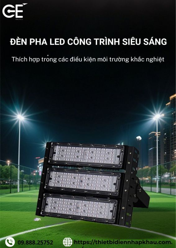 Ứng dụng đèn pha rọi ngoài trời Philips LFL04 150W