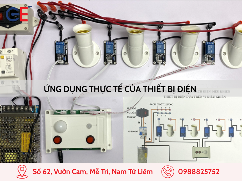 Ứng dụng thực tế của thiết bị điện 