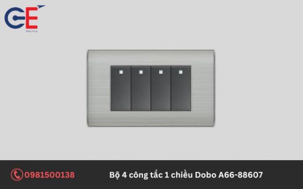 Ứng dụng nổi bật của của bộ 4 công tắc 1 chiều Dobo A66