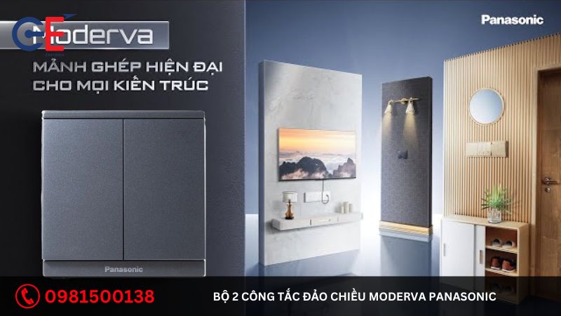 Ưu điểm của bộ 2 công tắc đảo chiều Moderva Panasonic