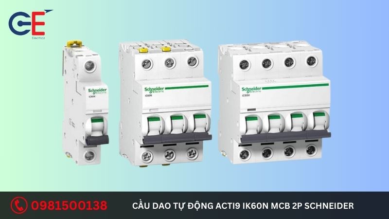 Ưu điểm của cầu dao tự động Acti9 iK60N MCB 2P Schneider