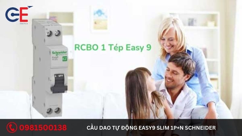 Ưu điểm của cầu dao tự động Easy9 Slim 1P+N Schneider