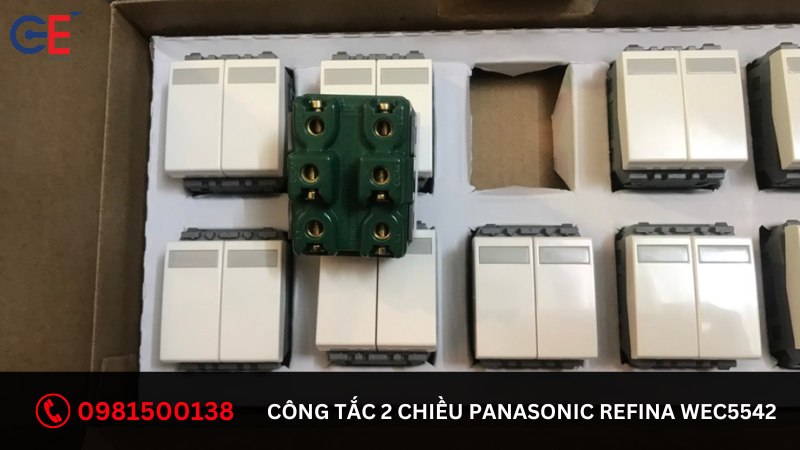 Ưu điểm của công tắc 2 chiều Panasonic Refina WEC5542-7SW