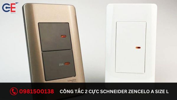 Ưu điểm của công tắc 2 chiều Schneider Zencelo A size L