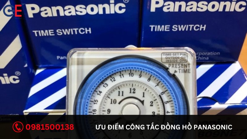 Ưu điểm của công tắc đồng hồ Panasonic