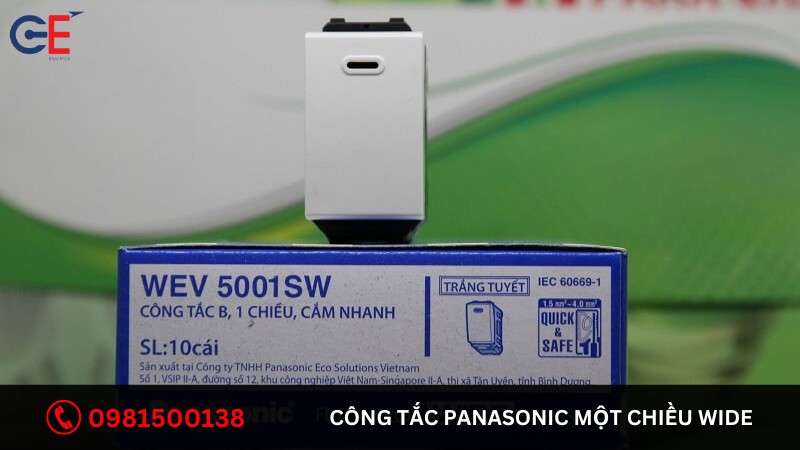 Ưu điểm của công tắc Panasonic một chiều Wide Series