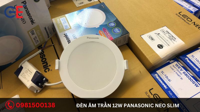 Ưu điểm của đèn âm trần 12W Panasonic Neo Slim