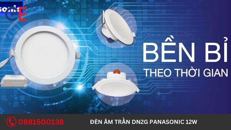 Ưu điểm của đèn âm trần DN2G Panasonic 12W 