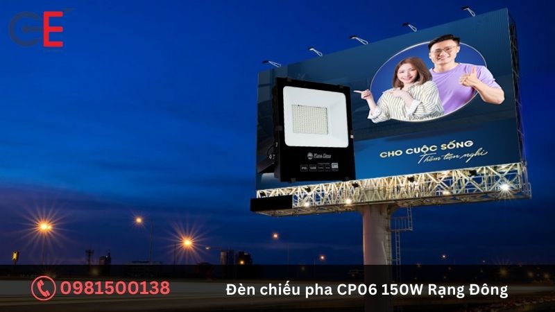Ưu điểm của sản phẩm đèn chiếu pha CP06 150W Rạng Đông 
