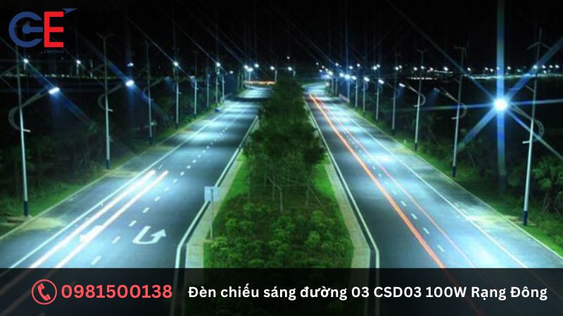 Các lưu ý khi sử dụng đèn chiếu sáng đường Rạng Đông CSD03 100W 