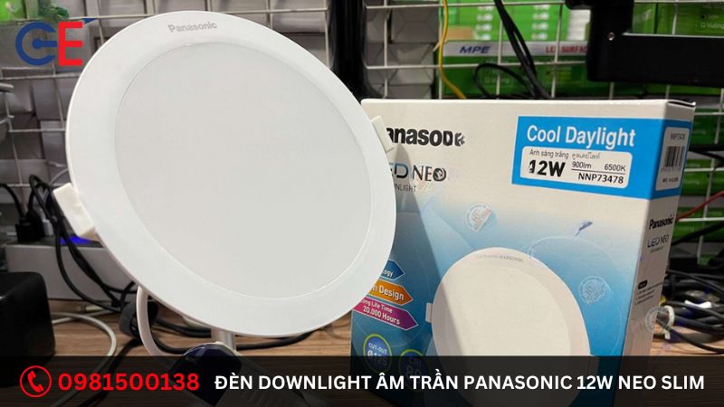 Ưu điểm của đèn Downlight âm trần Panasonic 12W Neo Slim