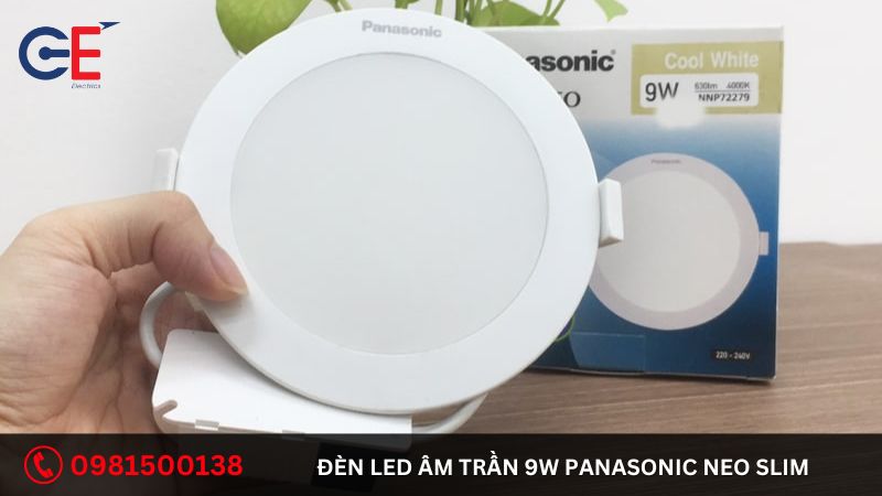 Ưu điểm của đèn Led âm trần 9W Panasonic Neo Slim