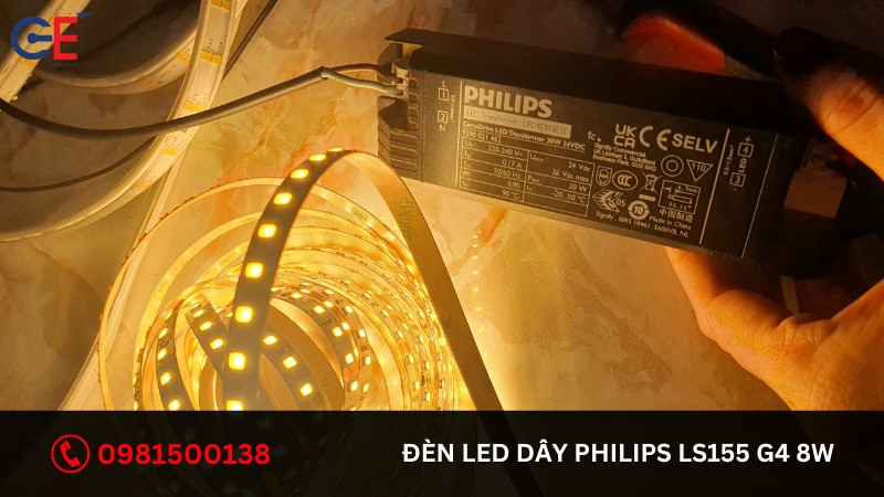 Ưu điểm của đèn Led dây Philips LS155 G4 8W
