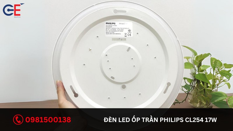 Ưu điểm của đèn LED ốp trần Philips CL254 17W