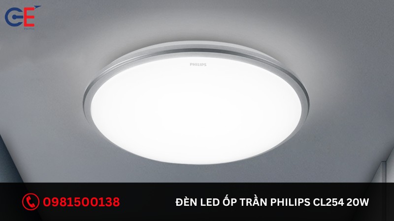 Ưu điểm của đèn LED ốp trần Philips CL254 20W