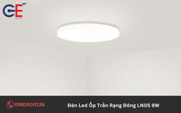 Ưu điểm của đèn Led Ốp Trần Rạng Đông LN05 9W