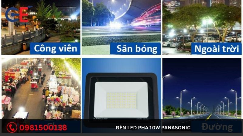 Ưu điểm của đèn Led pha 10W Panasonic 