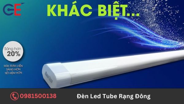 Ưu điểm của đèn LED Tube Rạng Đông 