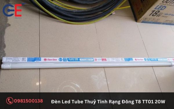 Ưu điểm của đèn Led Tube Thuỷ Tinh Rạng Đông T8 TT01 20W