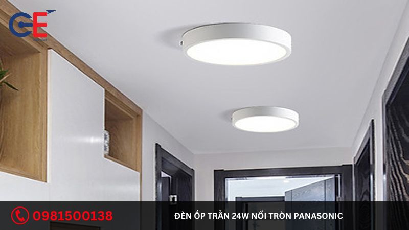 Ưu điểm của đèn ốp trần 24W nổi tròn Panasonic