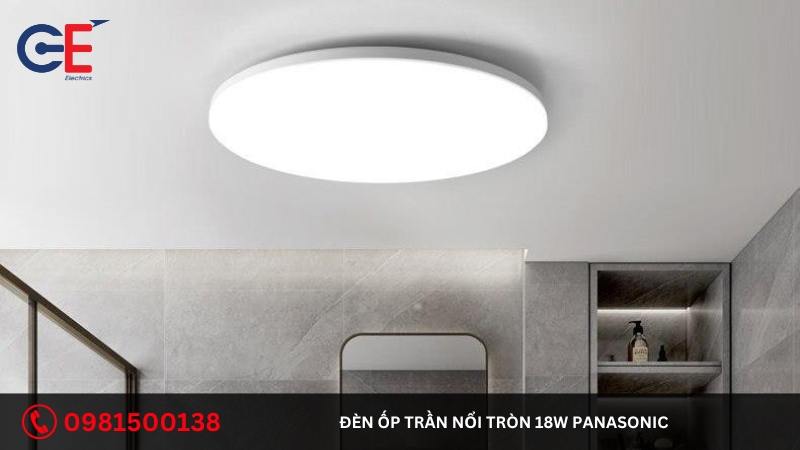 Ưu điểm của đèn ốp trần nổi tròn 18W Panasonic 