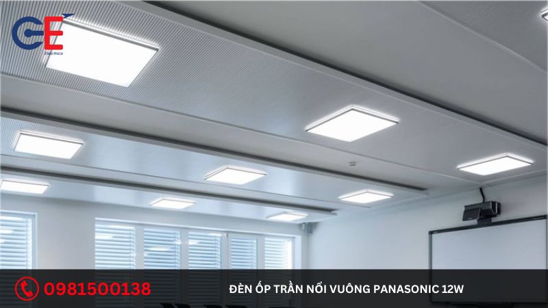 Tính năng của đèn ốp trần nổi vuông Panasonic 12W