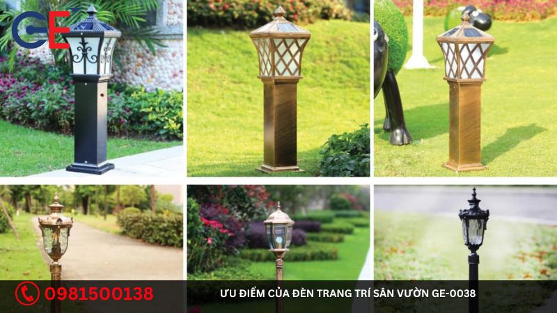 Ưu điểm của đèn trang trí sân vườn GE-0038