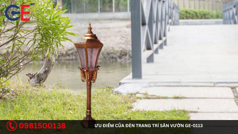 Cấu tạo của đèn trang trí sân vườn GE-0113