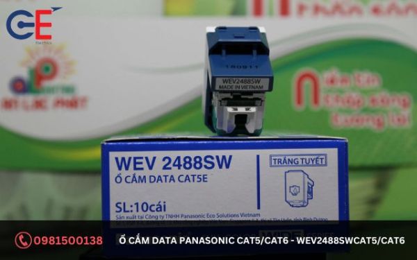 Ứng dụng của ổ cắm data Panasonic CAT5/CAT6 - WEV2488SWCAT5/CAT6 