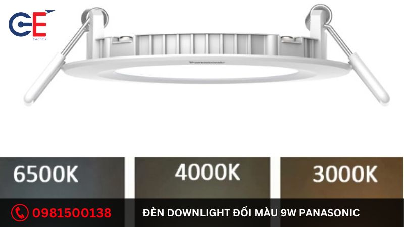 Ưu điểm của đèn Downlight đổi màu 9W Panasonic 