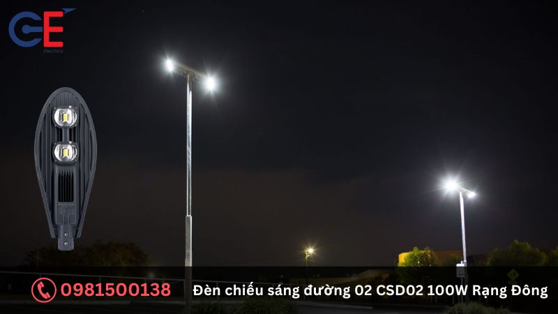 Ưu điểm và nhược điểm của đèn chiếu sáng đường Rạng Đông CSD02 100W